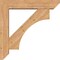 Ekena Millwork Westlake Slat Smooth Bracket w/ Offset Brace, Western Red Cedar, 7 1/2"W x 38"D x 38"H BKT0806X38X38WTL06SWR - alternate 2